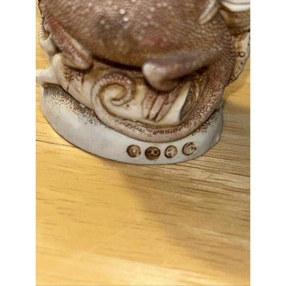 Harmony Kingdom Changing Of The Guard Iguana Trinket Box England 1996 - Picture 4 of 9